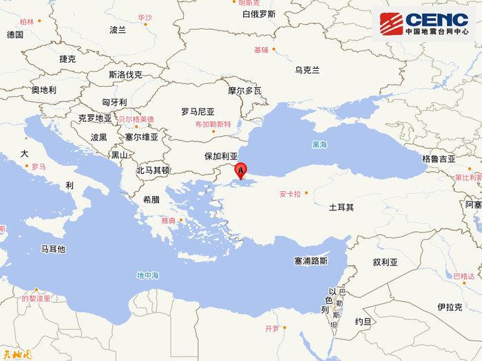 土耳其附近发生6.2级左右地震