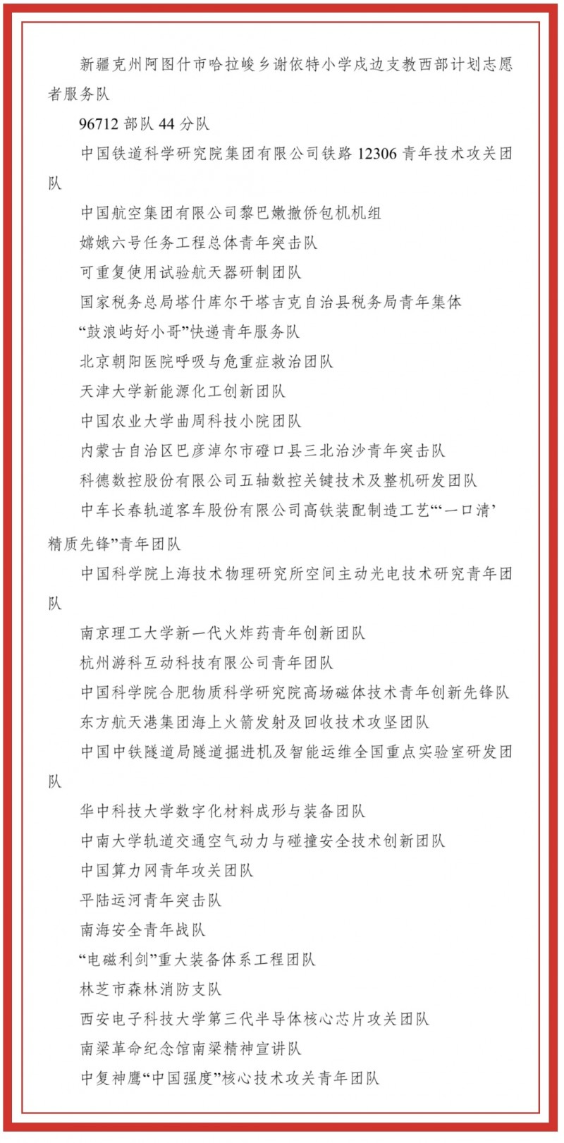 2025年度中国青年五四奖章暨新时代青年先锋奖评选揭晓