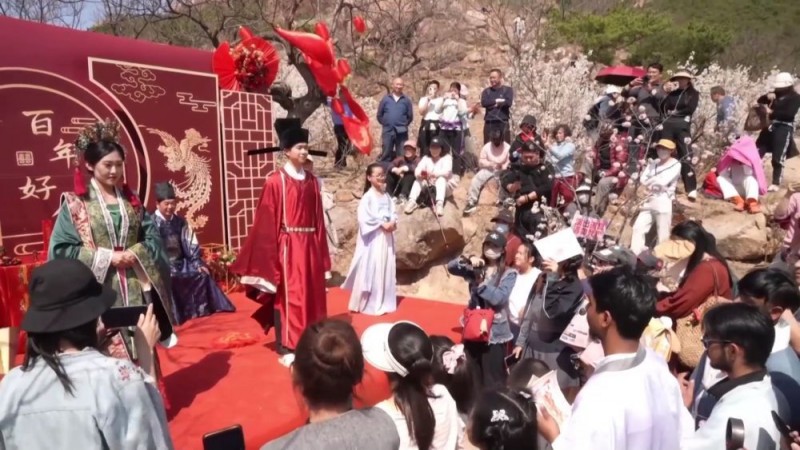 新华视点｜清明赏花文旅热 点燃消费新引擎