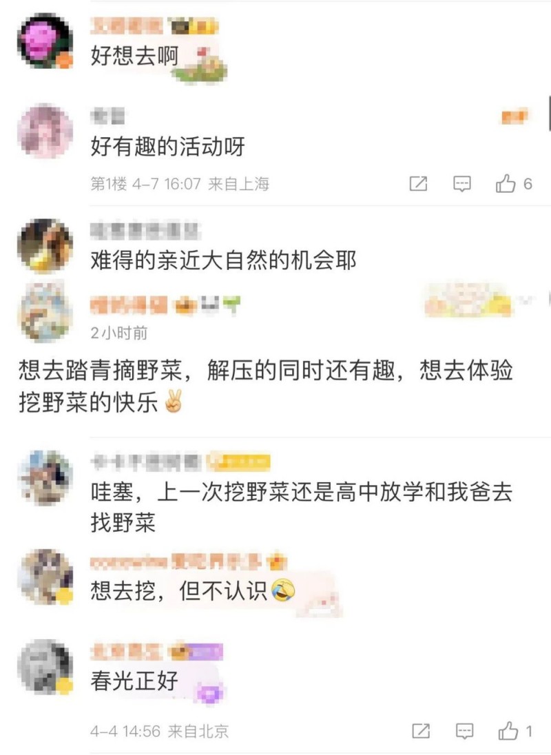 看丹观察丨找“搭子”、写攻略！当年轻人爱上挖野菜……