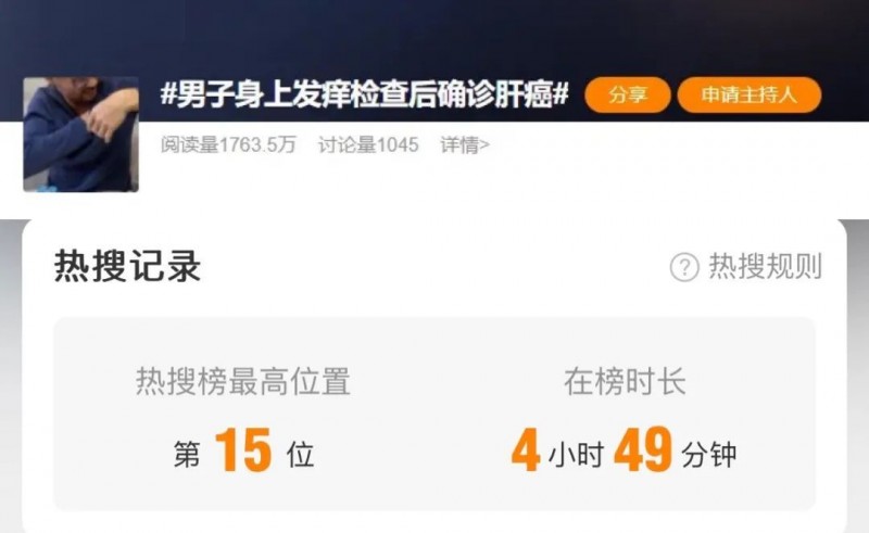 男子身上瘙痒，误以为过敏，一查竟是癌症！