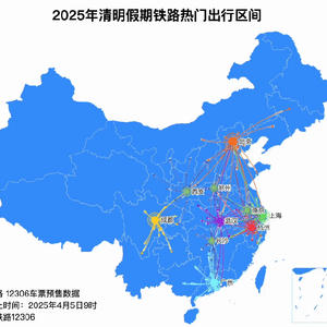 4月4日全国铁路旅客发送量创今年单日新高