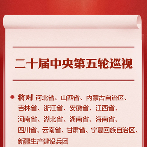 二十届中央第五轮巡视对象公布