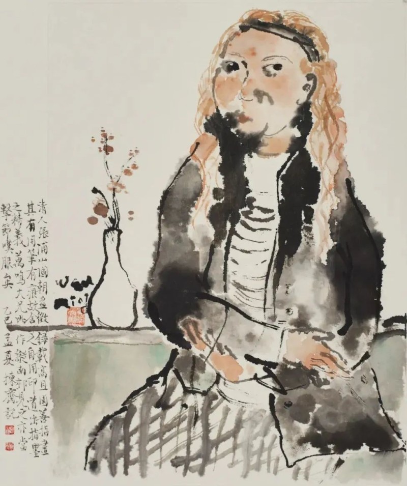 刘万鸣指墨作品