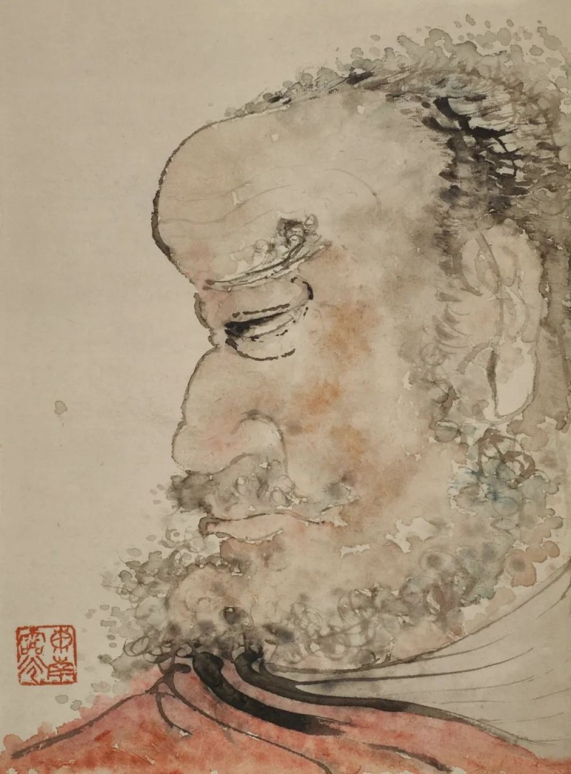 刘万鸣指墨作品
