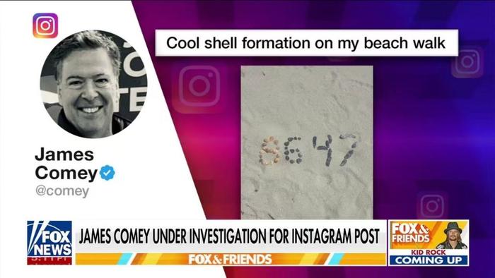 “8647”贝壳照惹风波!被指对特朗普“死亡威胁”,美特勤局调查前FBI局长“暗杀阴谋”