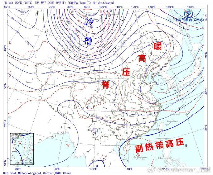 气温南北倒挂！内蒙古位居全国气温榜第一，漠河进前十，专家：受暖高压脊控制导致