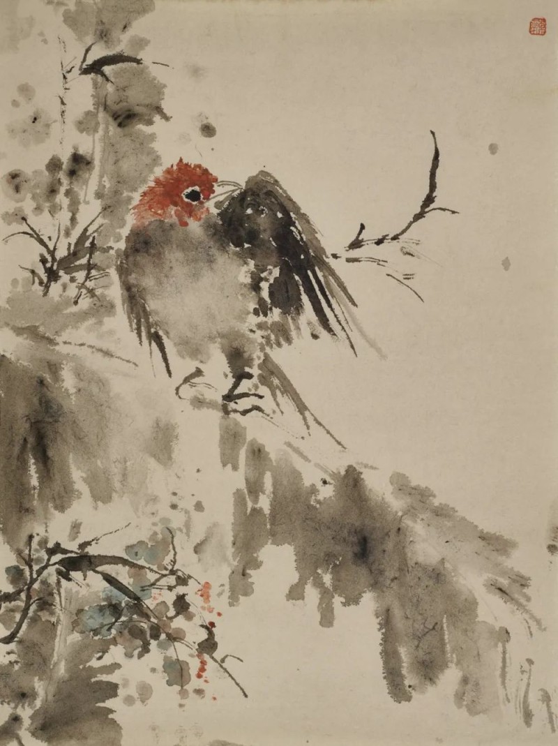 刘万鸣指墨作品