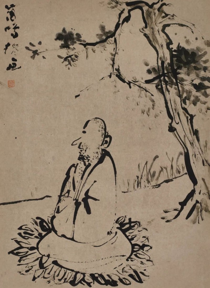 刘万鸣指墨作品