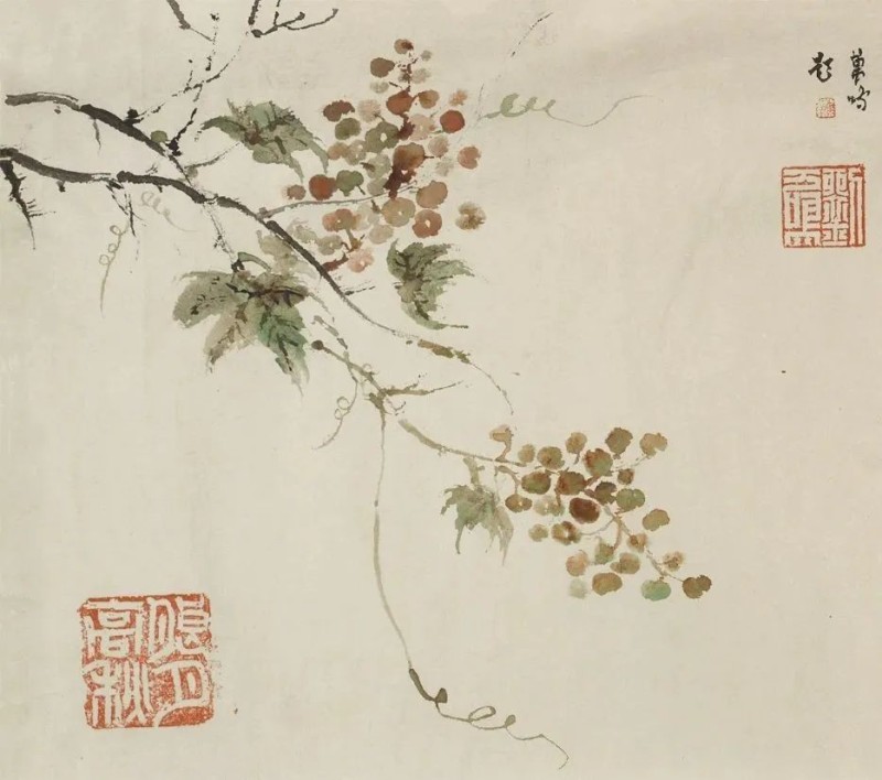 刘万鸣指墨作品