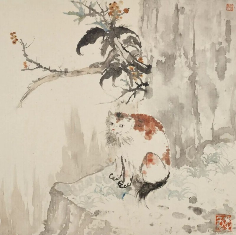 刘万鸣指墨作品