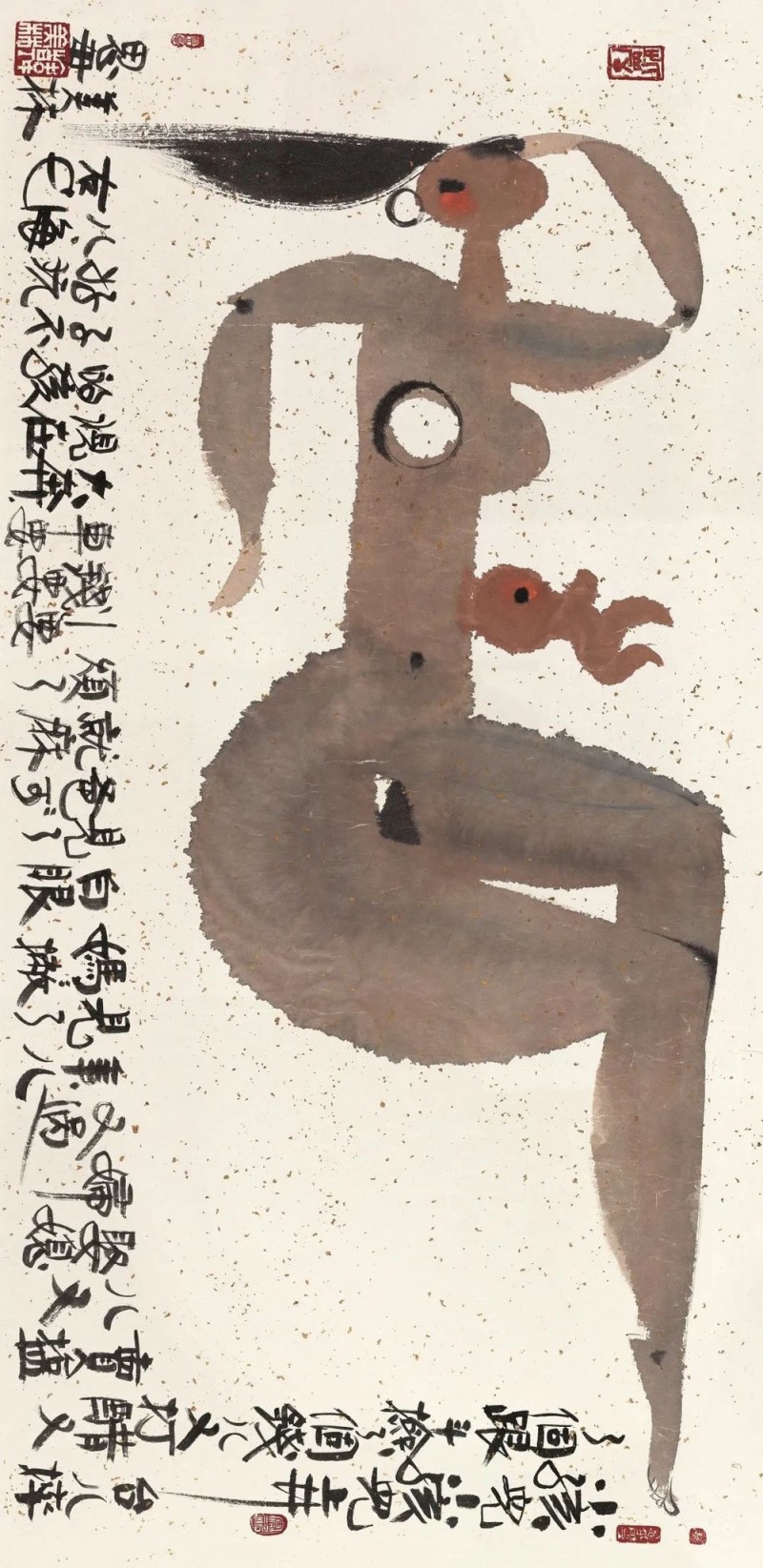 母亲节，看韩美林艺术长卷中的母爱深情