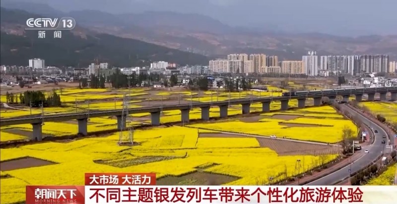 大市场 大活力丨坐着列车看山河 “一线多游” 让银发旅客出行更惬意
