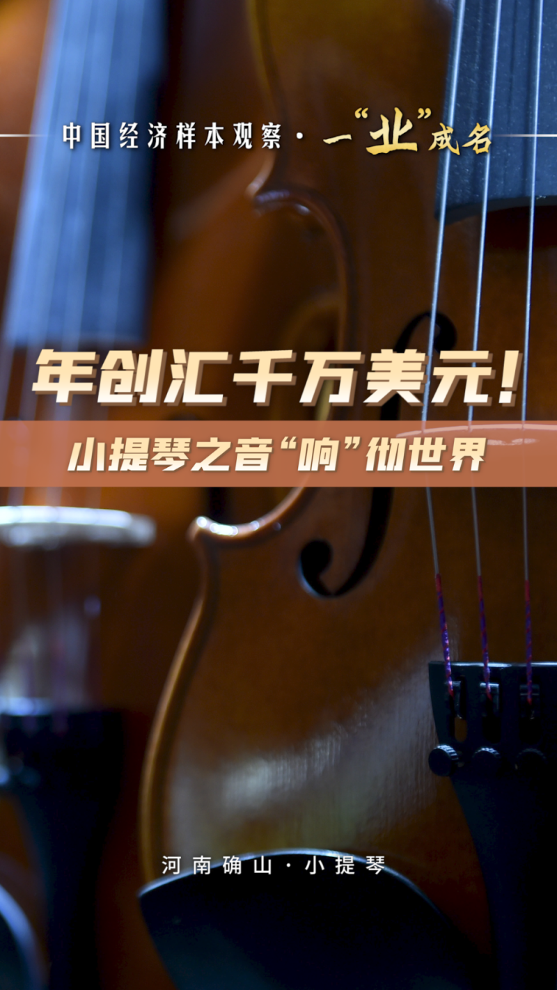 中国经济样本观察・一“业”成名｜年创汇千万美元！小提琴之音“响”彻世界