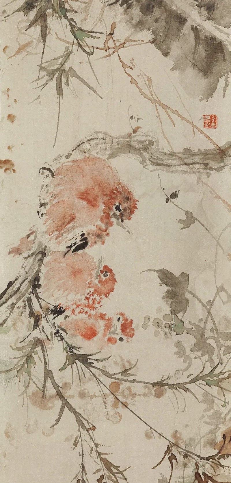 刘万鸣指墨作品