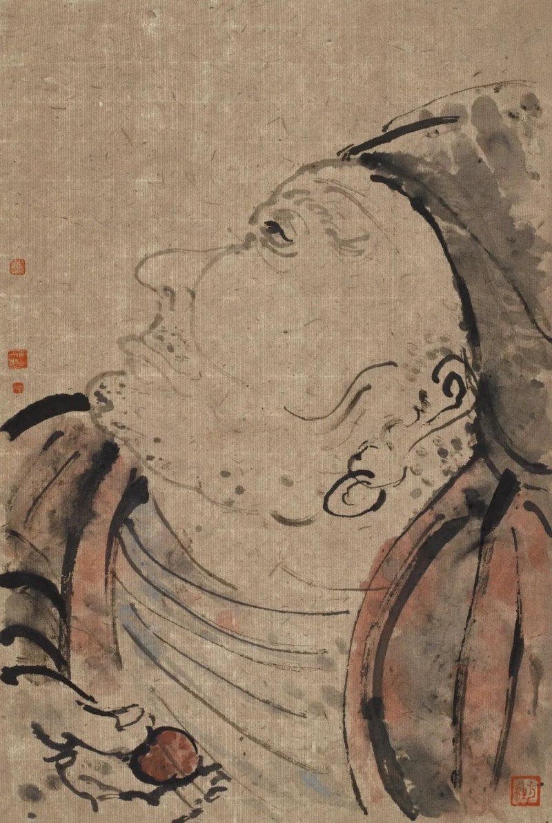 刘万鸣指墨作品