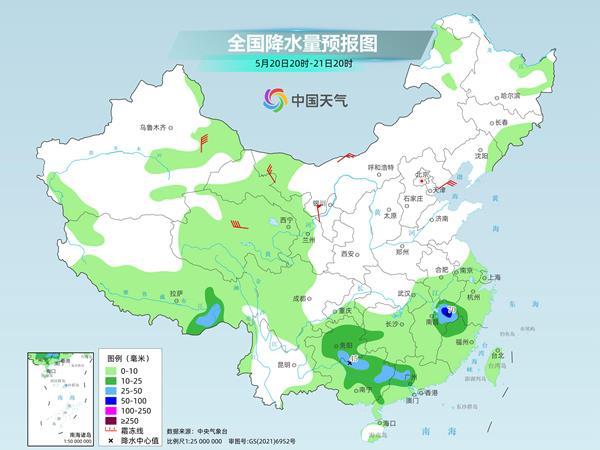 未来几天南方强降雨将持续  北方大范围高温后也将有雨