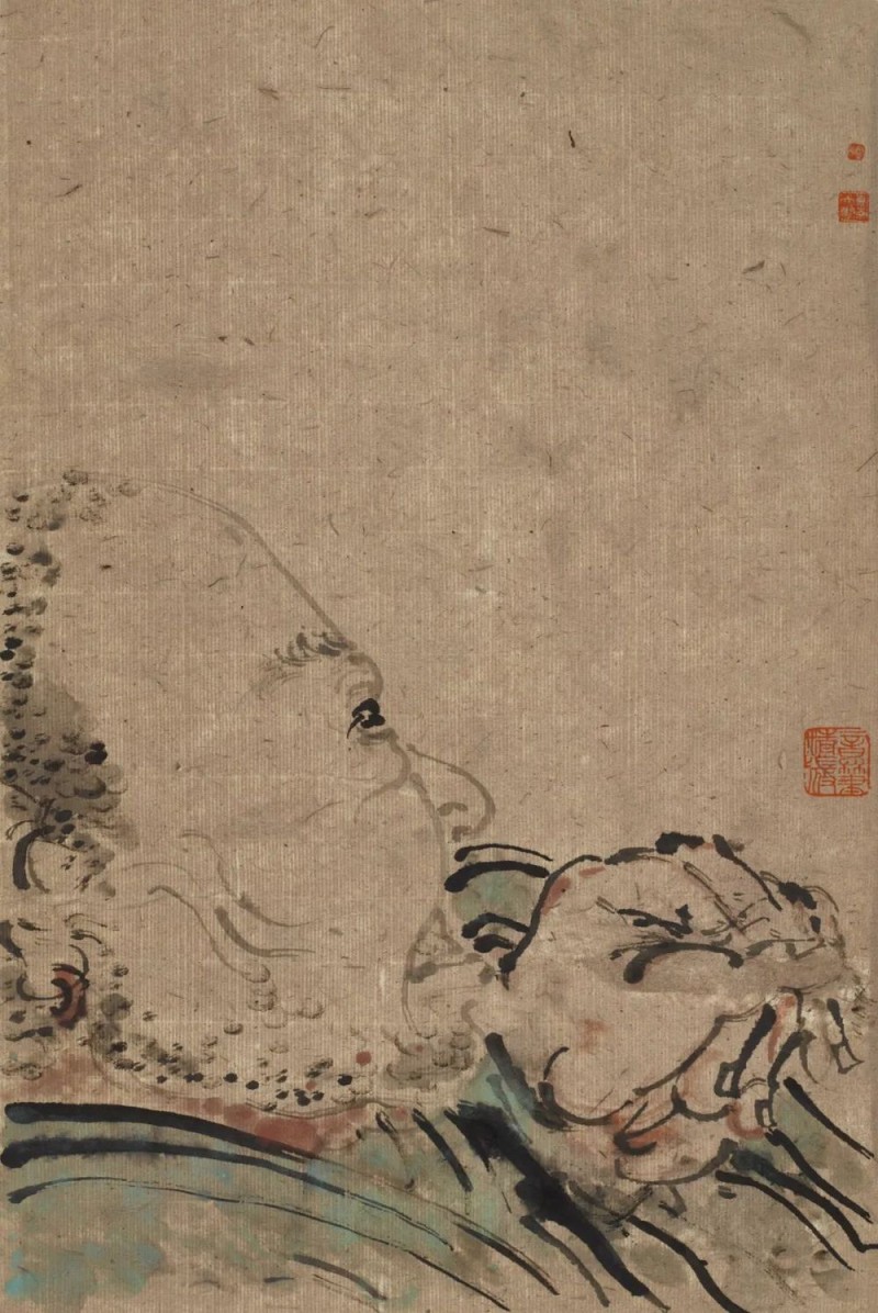 刘万鸣指墨作品