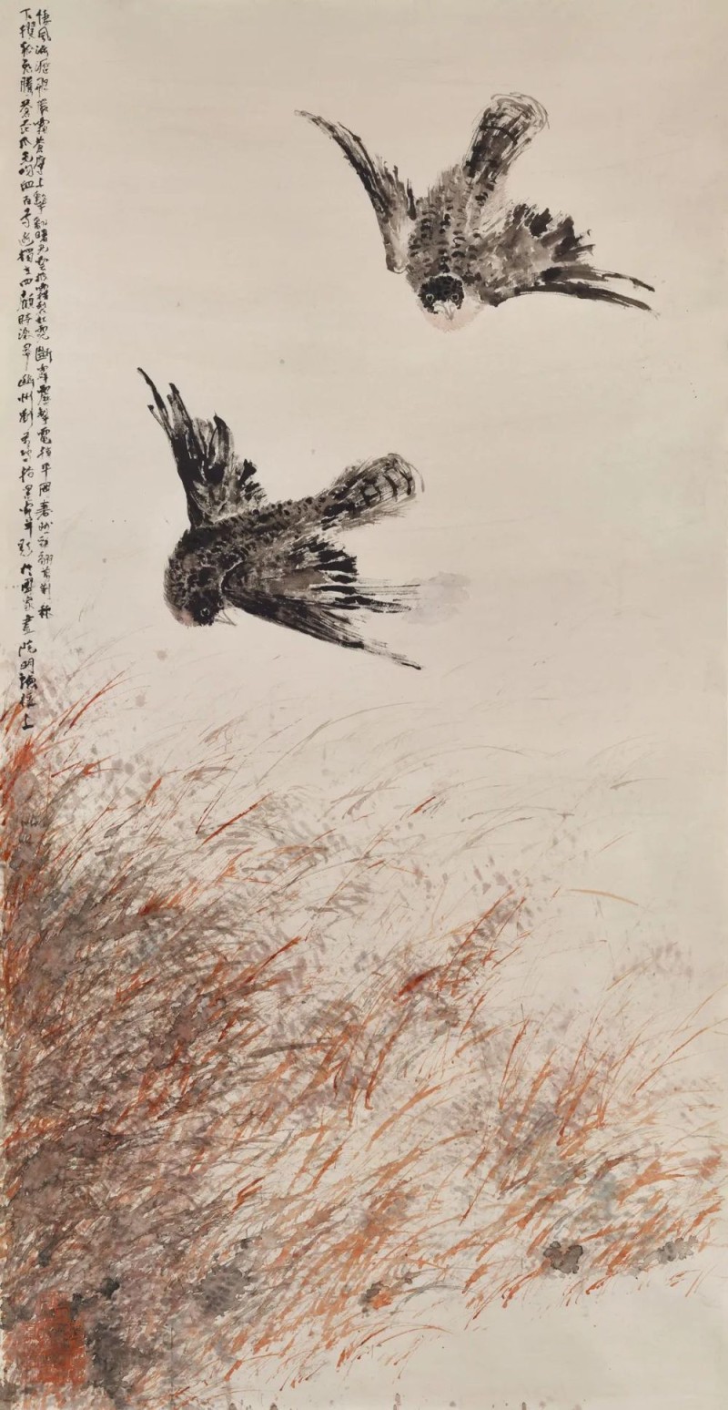 刘万鸣指墨作品