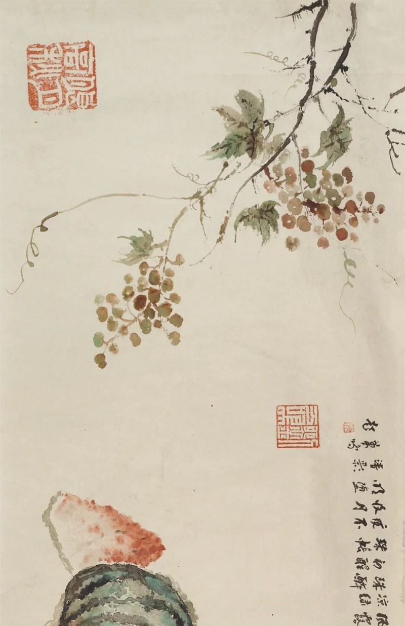 刘万鸣指墨作品