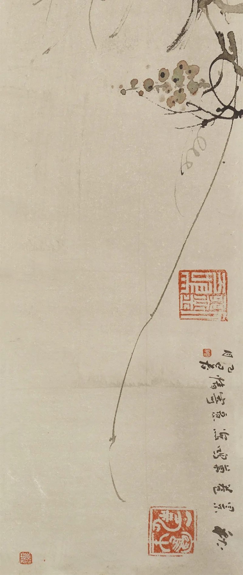 刘万鸣指墨作品