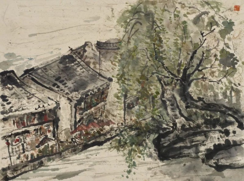 刘万鸣指墨作品