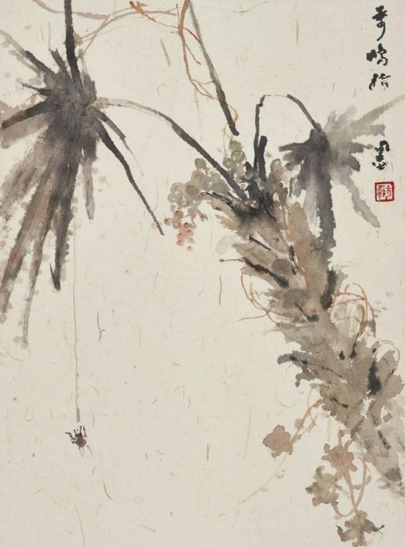 刘万鸣指墨作品