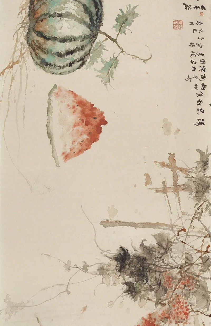 刘万鸣指墨作品