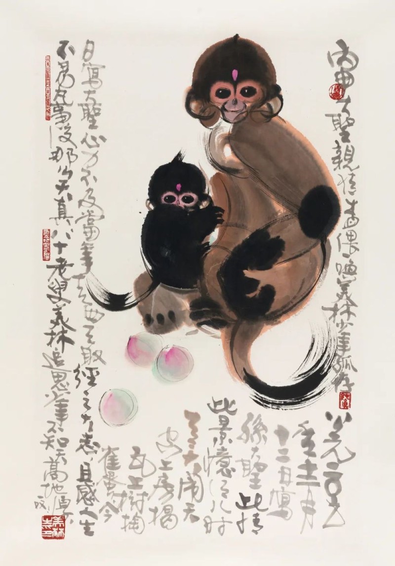 母亲节，看韩美林艺术长卷中的母爱深情