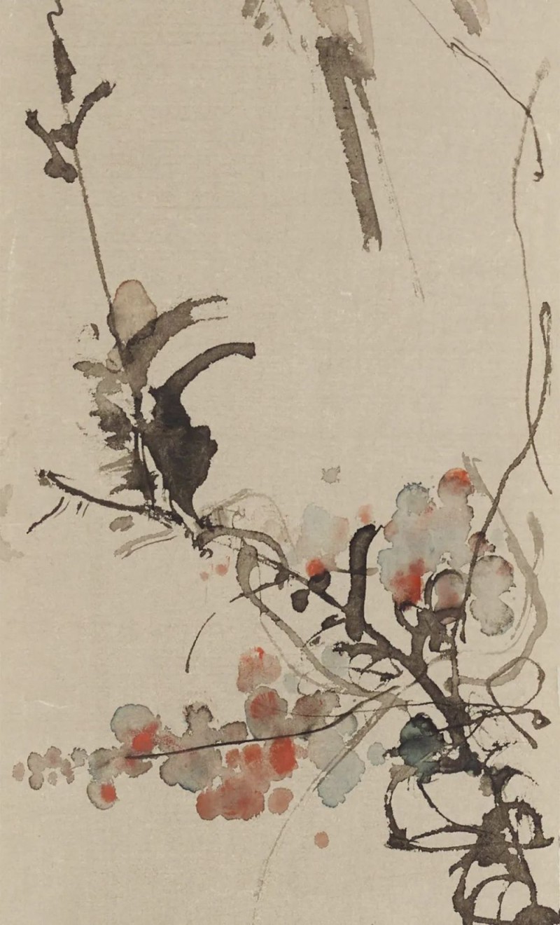 刘万鸣指墨作品