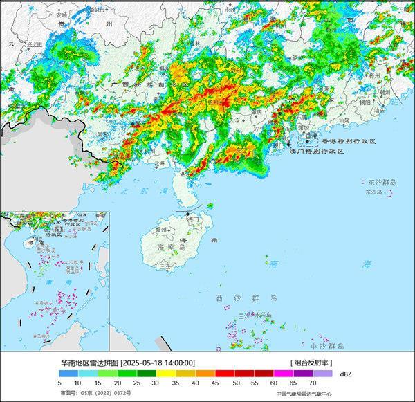 未来几天南方强降雨将持续  北方大范围高温后也将有雨