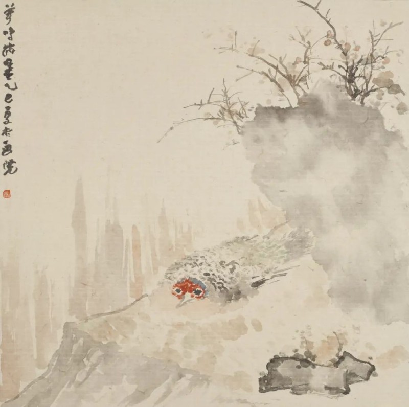 刘万鸣指墨作品