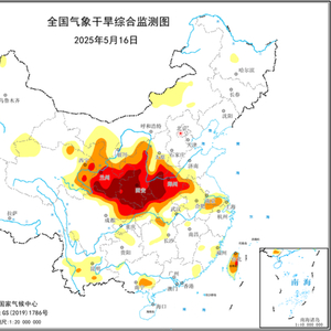 气象干旱黄色预警继续：陕西西南部、河南西部、甘肃东部等地特旱