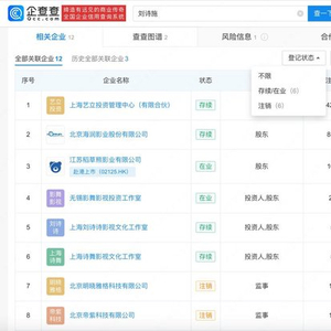 刘诗诗已转让公司股权给吴奇隆 二者已无共同关联公司