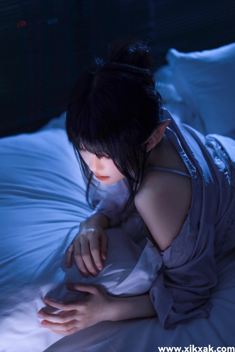 桜桃喵 – NO.179 精灵-盏月【两种色调】 [76P]