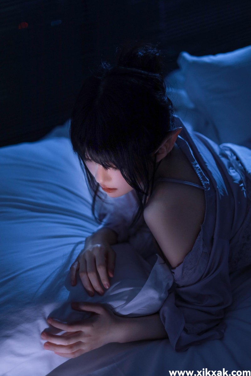 桜桃喵 – NO.179 精灵-盏月【两种色调】 [76P]