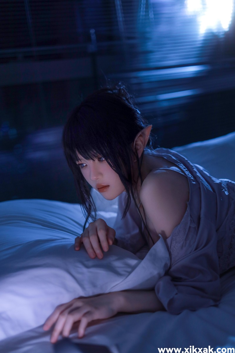 桜桃喵 – NO.179 精灵-盏月【两种色调】 [76P]