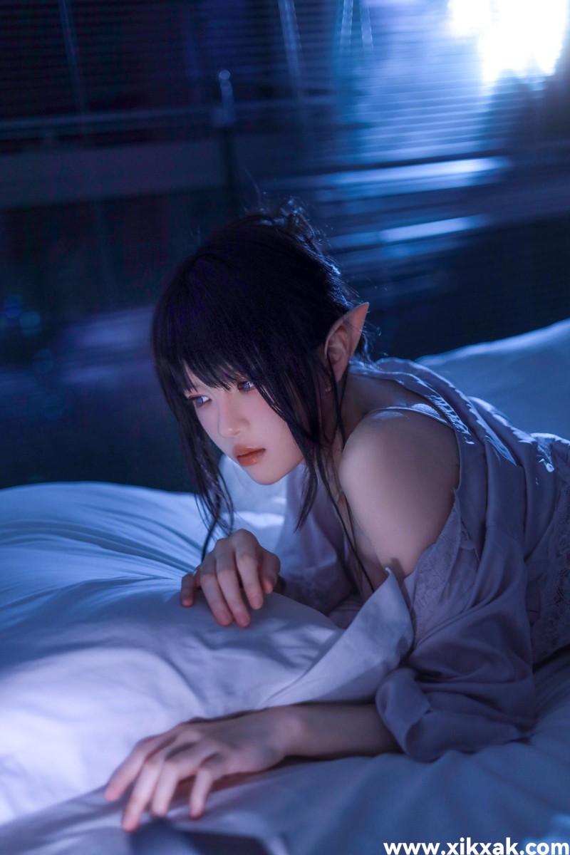 桜桃喵 – NO.179 精灵-盏月【两种色调】 [76P]