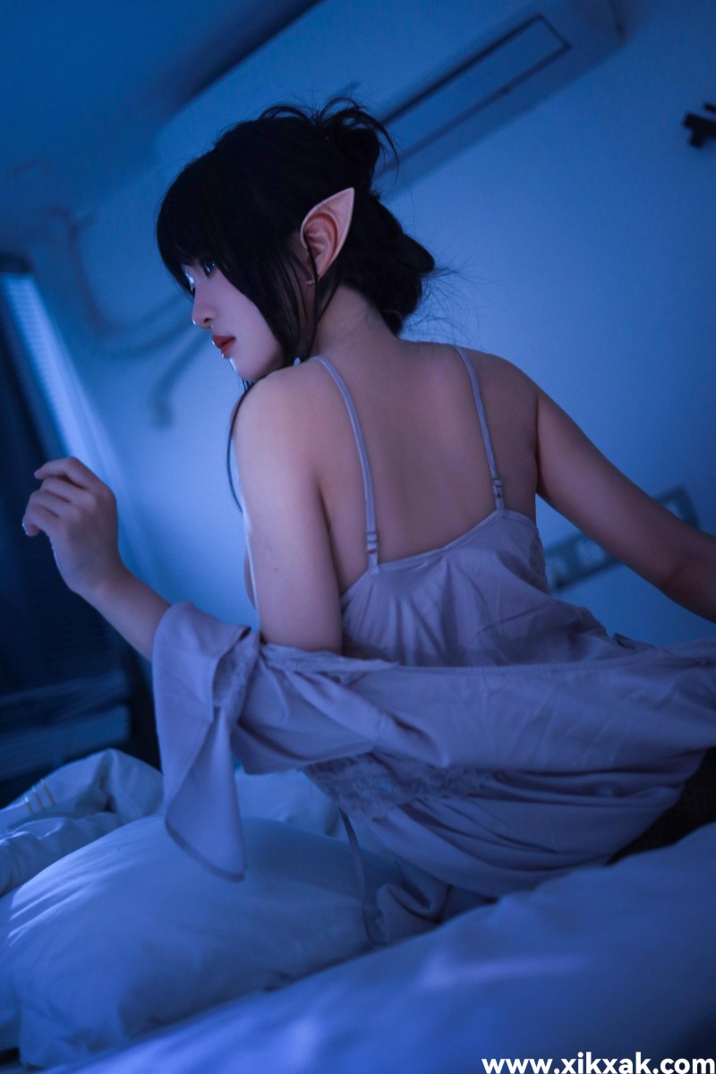 桜桃喵 – NO.179 精灵-盏月【两种色调】 [76P]