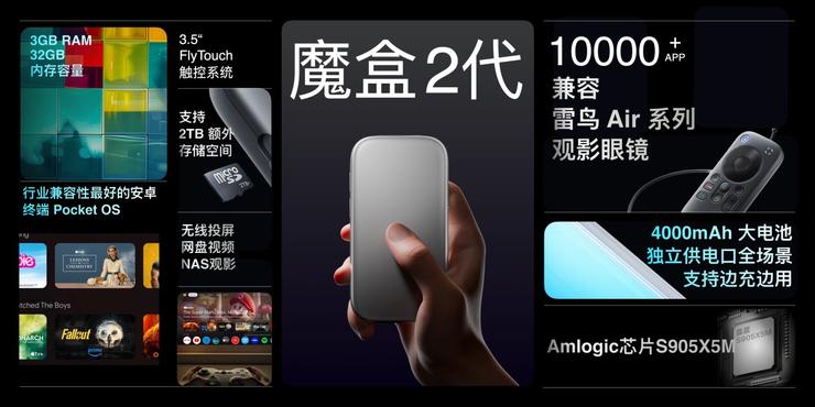 下一代手机具象化！雷鸟X3 Pro AR眼镜发布，支持手机应用生态
