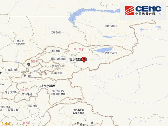 吉尔吉斯斯坦发生4.5级地震，震源深度10千米