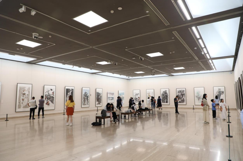 “畅神――中国写意画作品展”在中国美术馆开幕