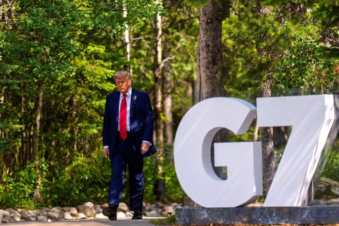 没法聊?特朗普提前离开G7会议