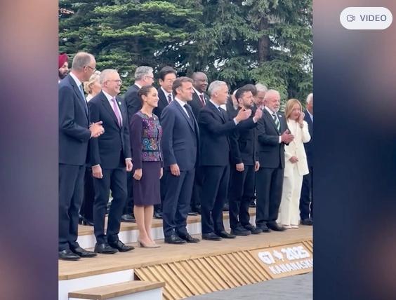 马克龙发G7峰会视频配乐俄罗斯热门网络歌曲《卡皮巴拉》,引发讨论