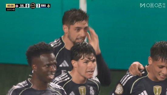 将战尤文!皇马3-0萨尔茨堡头名出线 维尼修斯传射巴尔韦德破门