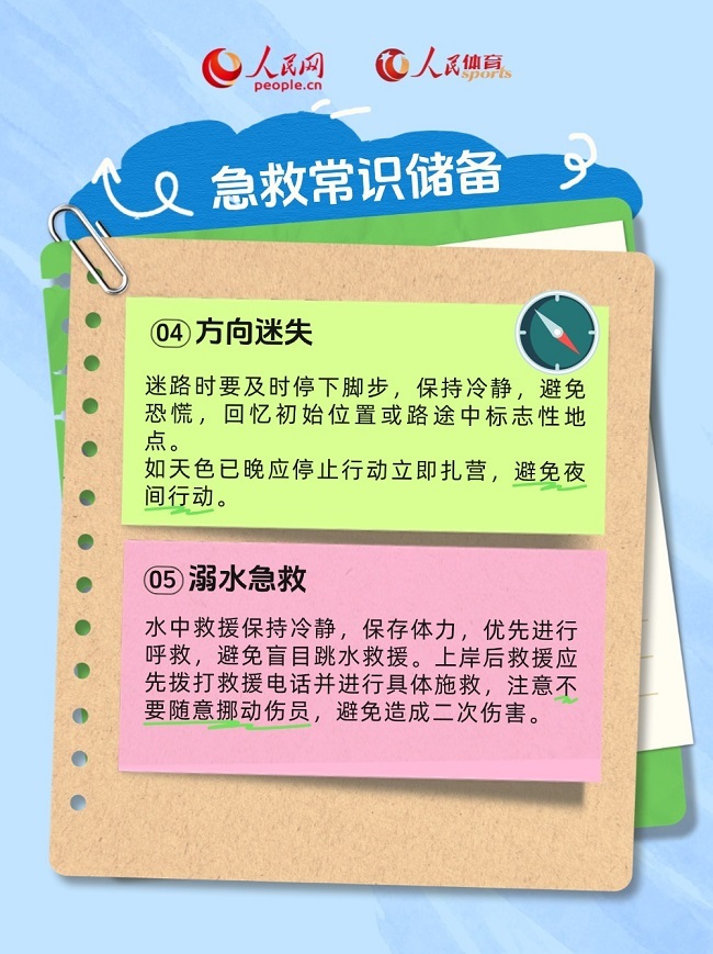 青少年暑期户外运动安全指南・行前准备篇