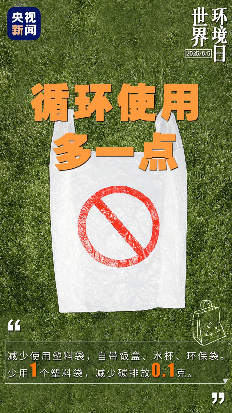 世界环境日丨做一点=好“亿”点  生活中的小细节你做到了吗
