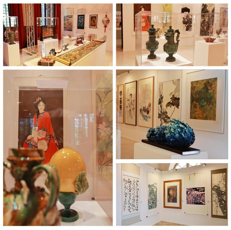 开幕！“光影同辉 美美与共”――庆祝中意建交55周年艺术特展在罗马举办