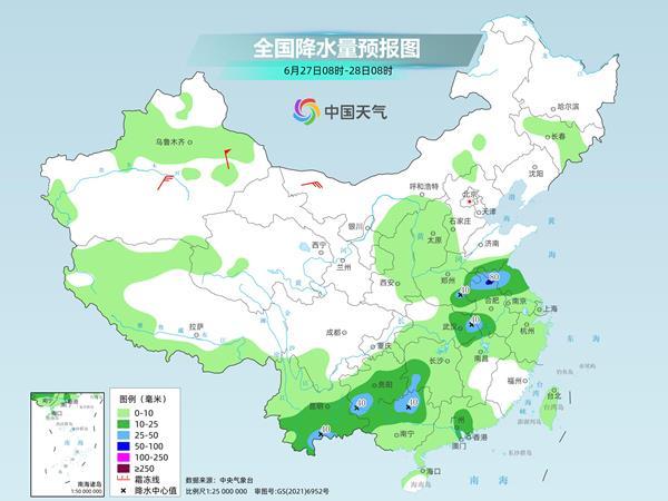湖南湖北等地需警惕降雨次生灾害 江南东部高温明起增多