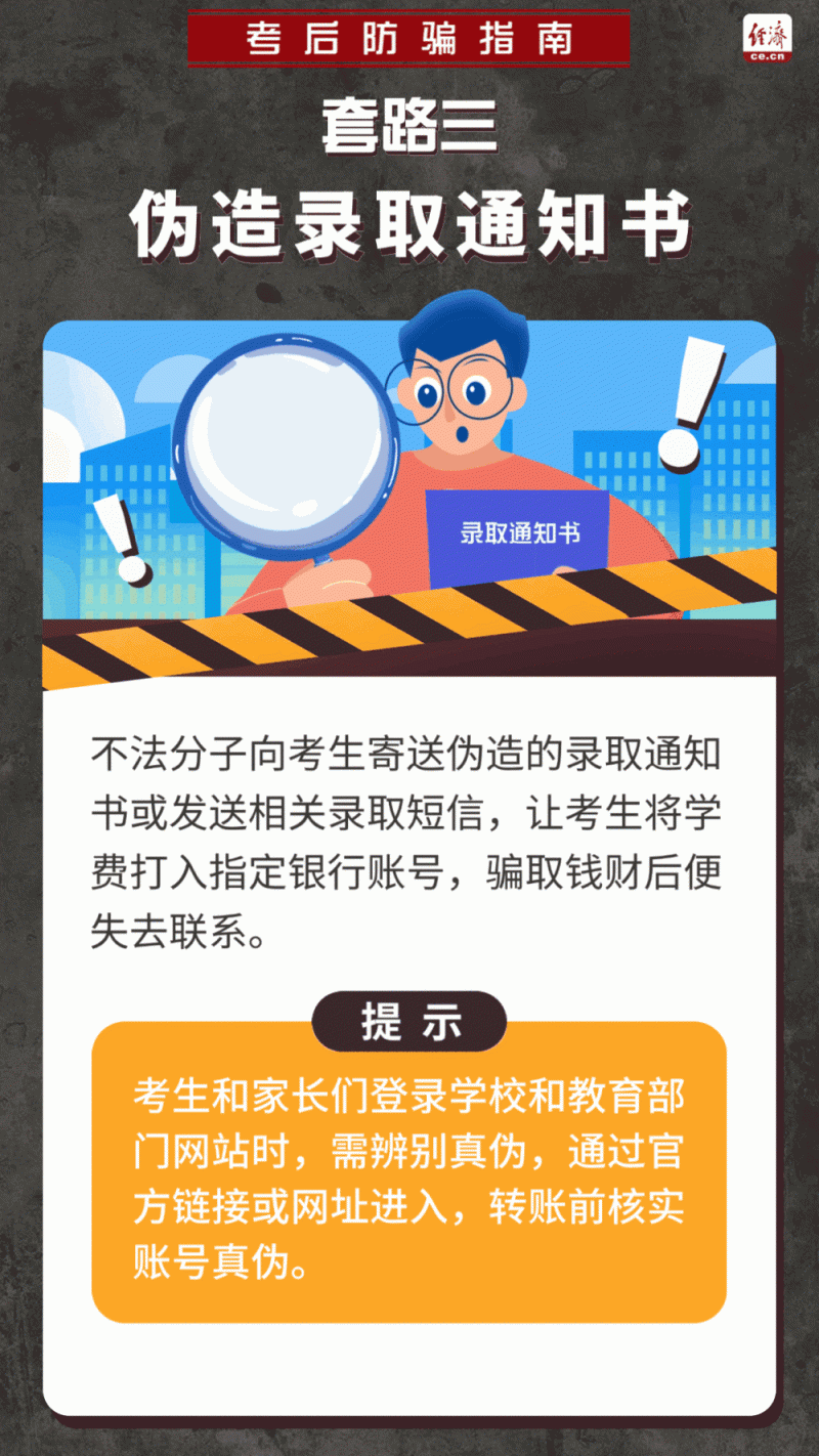 【动图】高考结束，诈骗来袭？这份防骗指南请收好